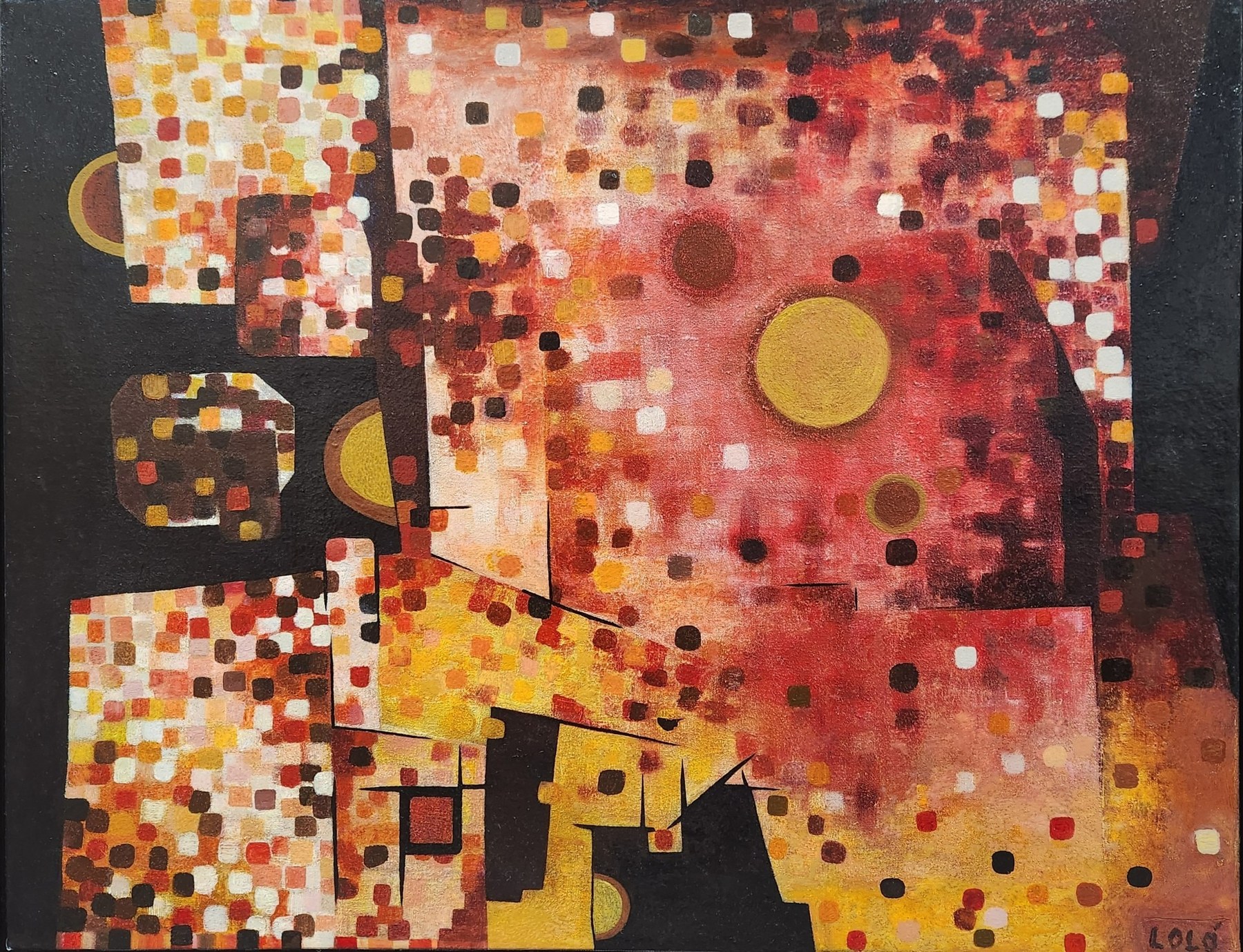 Loló Soldevilla abstract painting