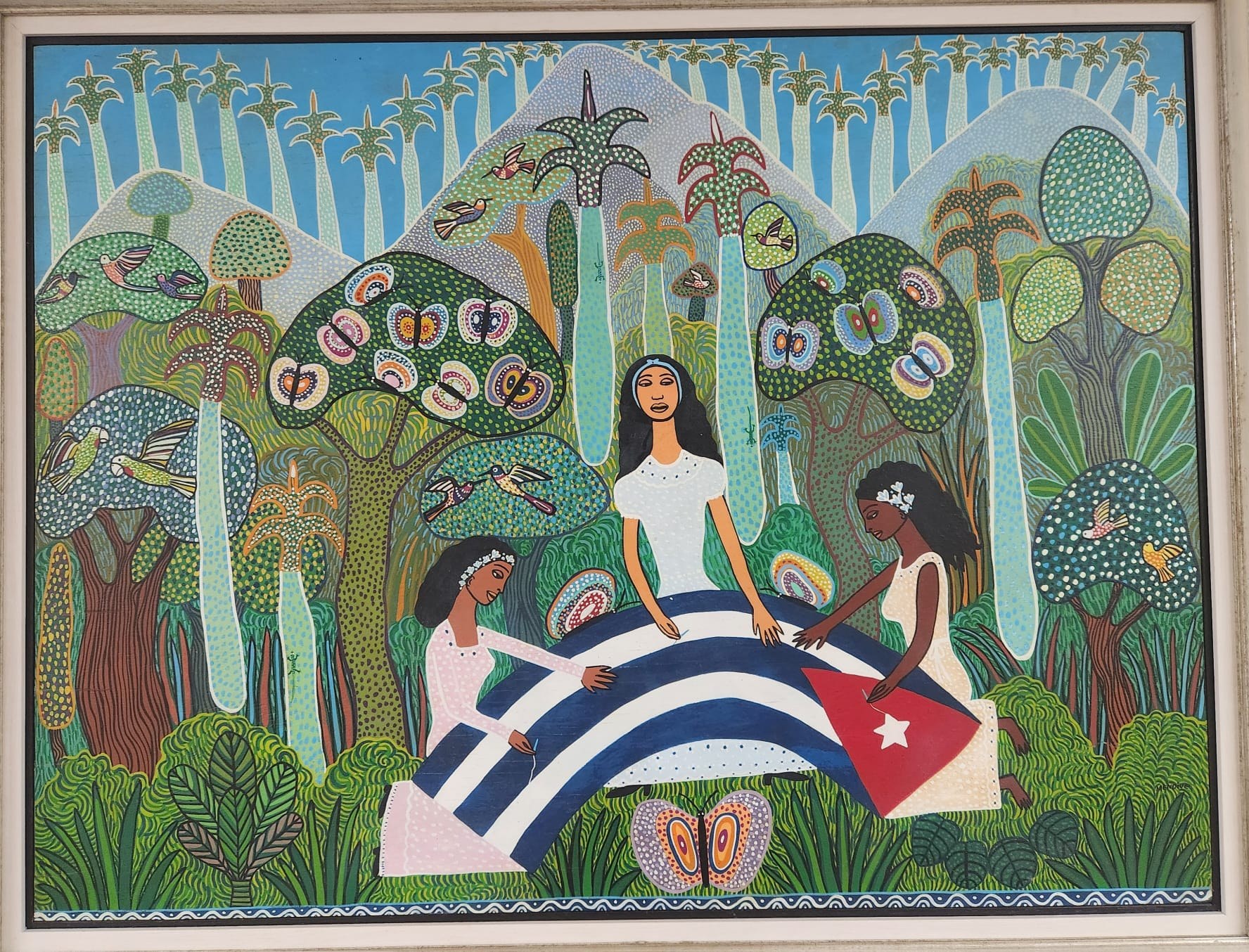 Manuel Mendive, La Bandera